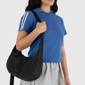 BAGGU - Medium Crescent Bag - Black